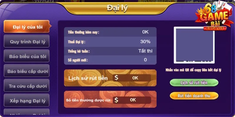 Đại Lý 68 Game Bài - Kênh Kiếm Tiền Online Thu Nhập Khủng 4 Thao tác đăng ký tham gia vào hệ thống đại lý