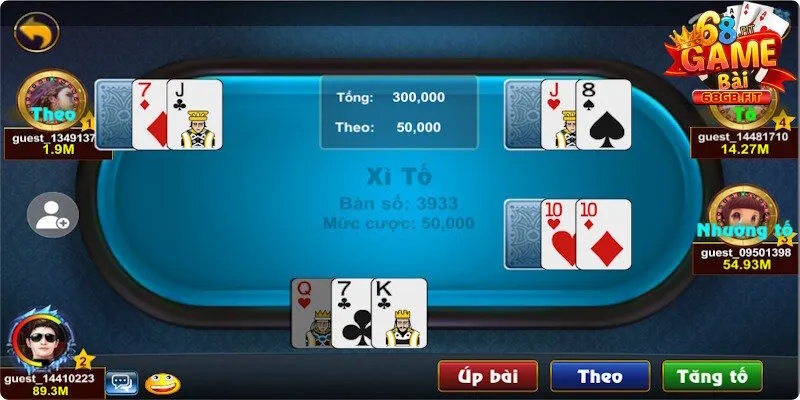 Game bài Xì Tố 68GB - Hình Thức Chơi Chiến Thuật Hấp Dẫn 4 Luyện tập cách nắm bắt tâm lý các thành viên