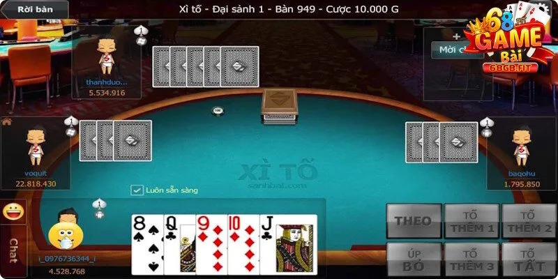 Game bài Xì Tố 68GB - Hình Thức Chơi Chiến Thuật Hấp Dẫn 1 Game bài Xì Tố 68GB là phiên bản online của tựa game truyền thống