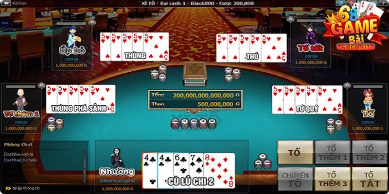 Game bài Xì Tố 68GB - Hình Thức Chơi Chiến Thuật Hấp Dẫn 3 Cập nhật những tập hợp bài khi chơi game bài Xì Tố 68GB