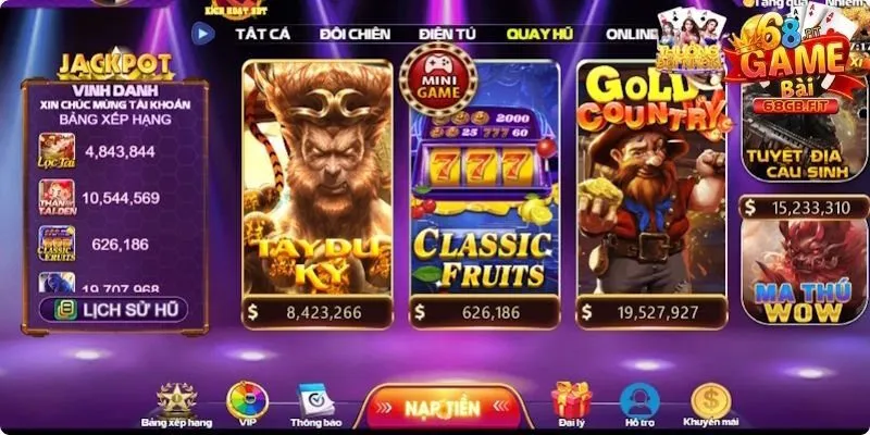 Trang chủ 30 Trải nghiệm Quay Hũ đa màu sắc